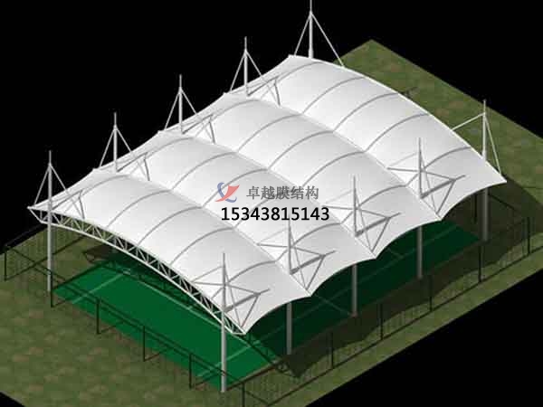 來賓籃球場膜結(jié)構(gòu)罩棚【設(shè)計(jì)安裝】